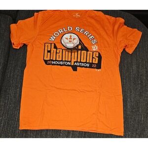 Fanatics Houston Astros‎ 2022 World Series Champions T-Shirt. Size MED